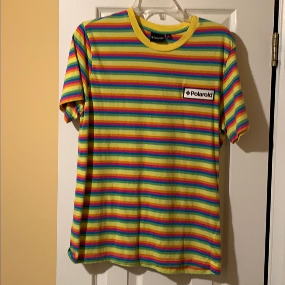 Polaroid striped t shirt
